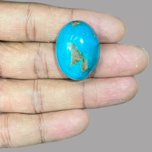 Turquoise Stone 50.55 Carats 29.5 x 21.5 x 11 mm in Oval