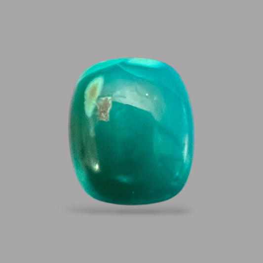Turquoise Stone 7.65 Carats 13.8 x 11.8 x 5.5 mm in Cushion