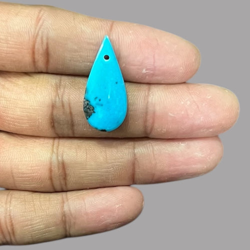 Turquoise Stone 9.25 Carats 28 x 12.7 x 4.3 mm in Pear