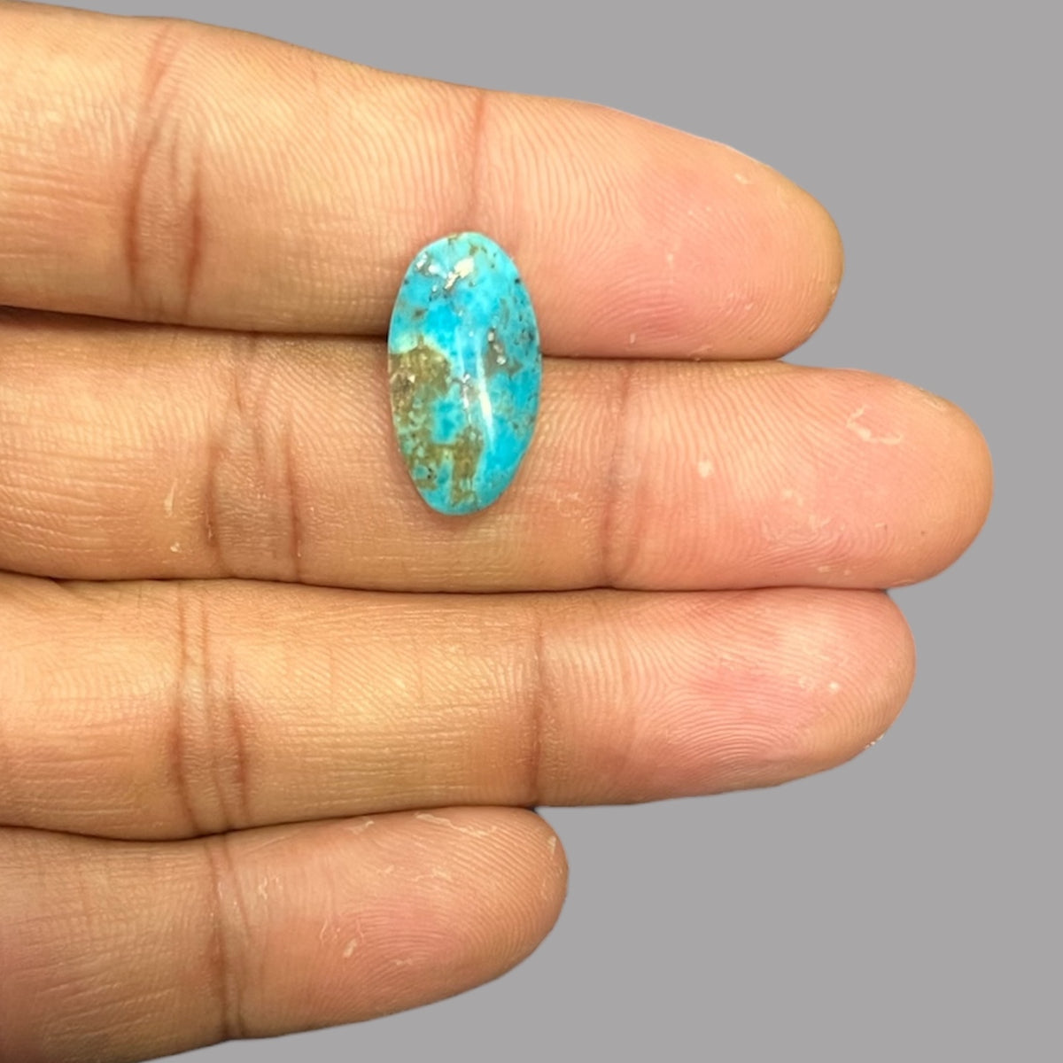 Turquoise Stone Buy 5.81 Carats 18.8 x 10.2 x 4.4 mm in Oval
