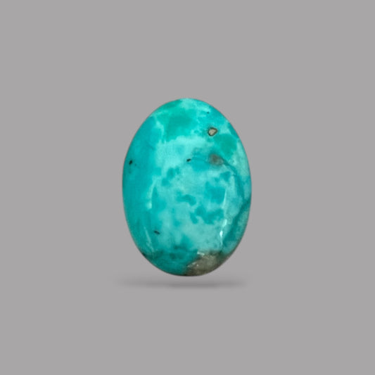 Turquoise Stone For Sale 3.87 Carats 12.5 x 9.1 x 4.8 mm in Oval