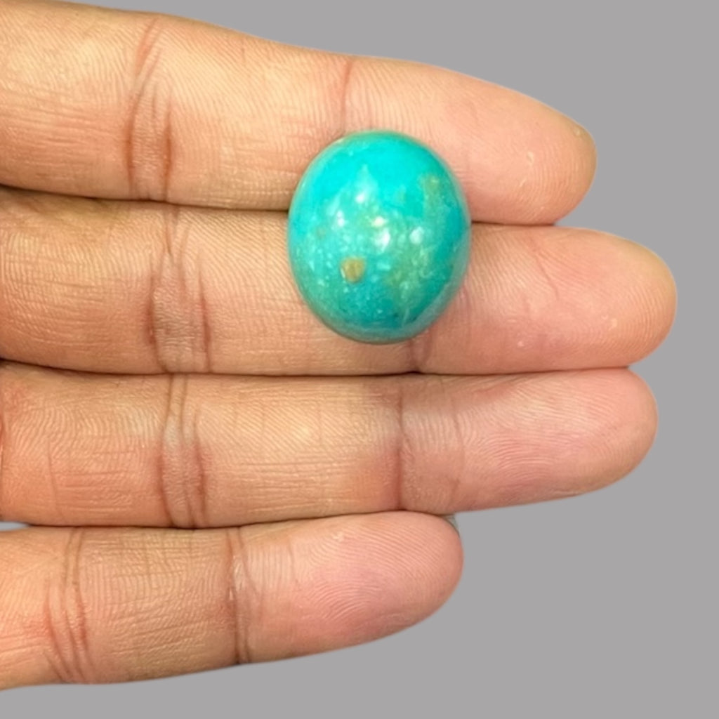 Turquoise Stone Online 33.62 Carats 22.3 x 19 x 13.4 mm in Oval 