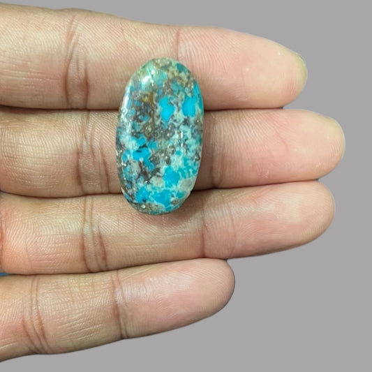 Turquoise Stone Online 34.98 Carats 31.1 x 17.1 x 9.4 mm in Oval