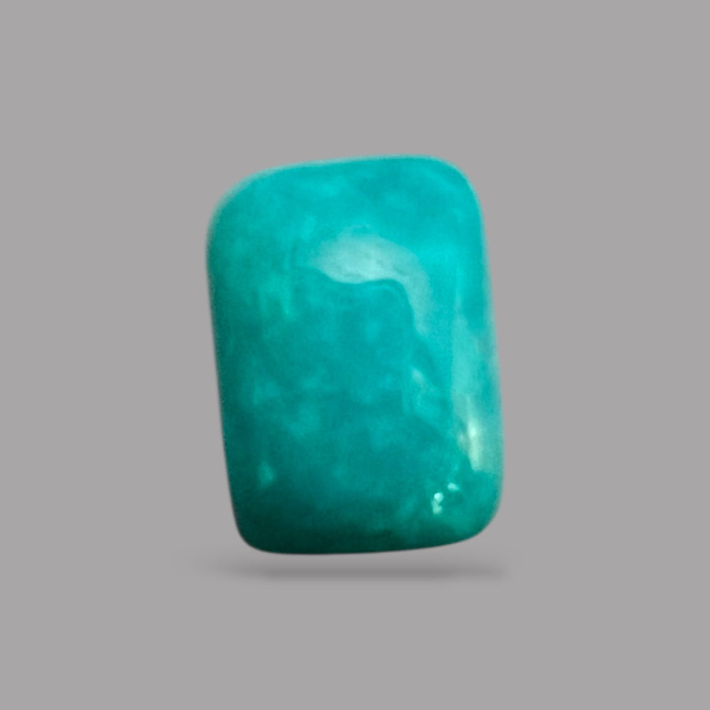 Turquoise Stone Online 6.04 Carats 11.5 x 8.2 x 6.9 mm in Cushion