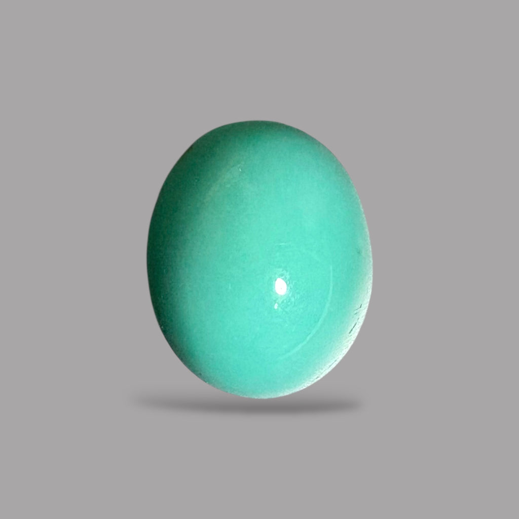 Arizona Turquoise Stone Oval Cabochon 8.83 Carats 13.3 x 10.7 x 8.8 mm