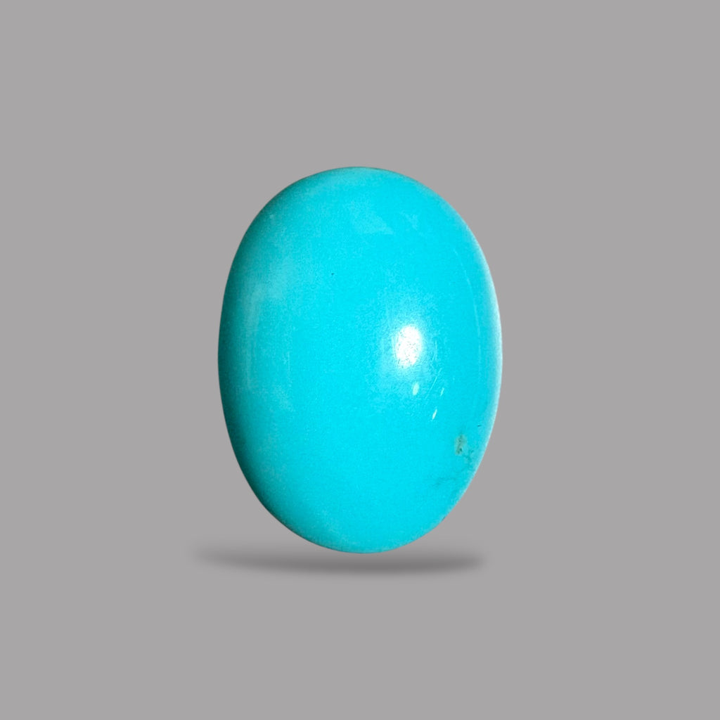 Arizona Turquoise Stone Oval Cabochon 9.00 Carats & 17.4 x 12.9 x 5.7 mm size