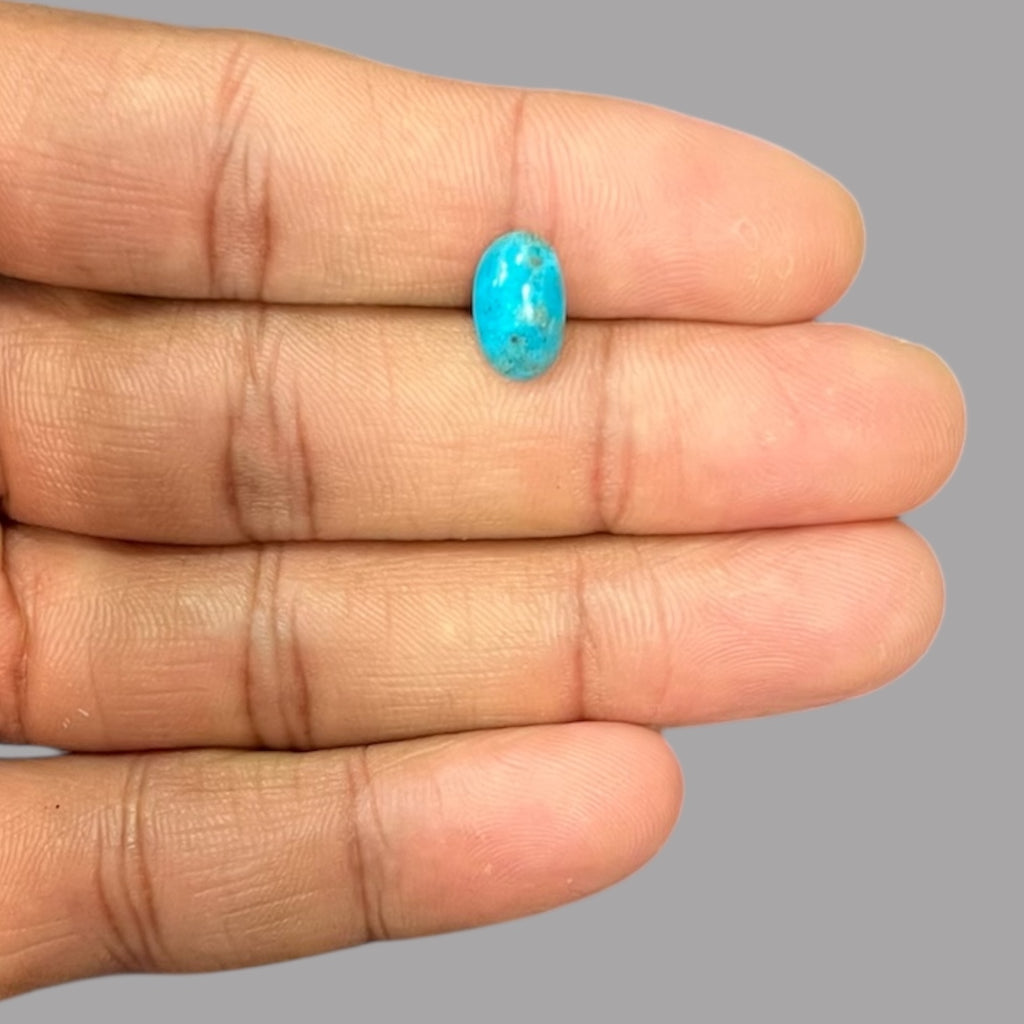 Turquoise Stones For Sale 1.71 Carats 11 x 6.8 x 3.2 mm in oval