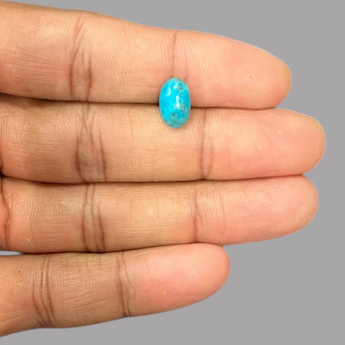 Turquoise Stones For Sale 1.71 Carats 11 x 6.8 x 3.2 mm in oval