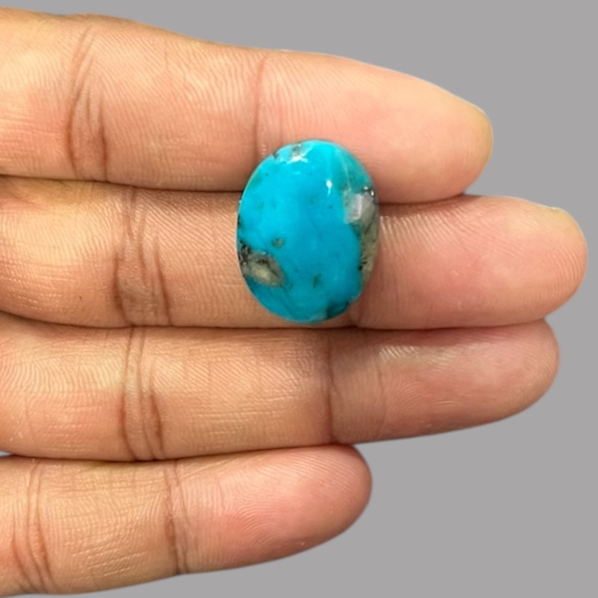 Turquoise Stones For Sale 16.67 Carats 22.7 x 16.5 x 5.9 mm in oval