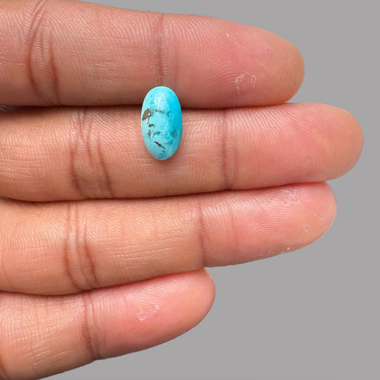 Turquoise Stones For Sale 2.82 Carats 12.9 x 7.2 x 4 mm in Oval