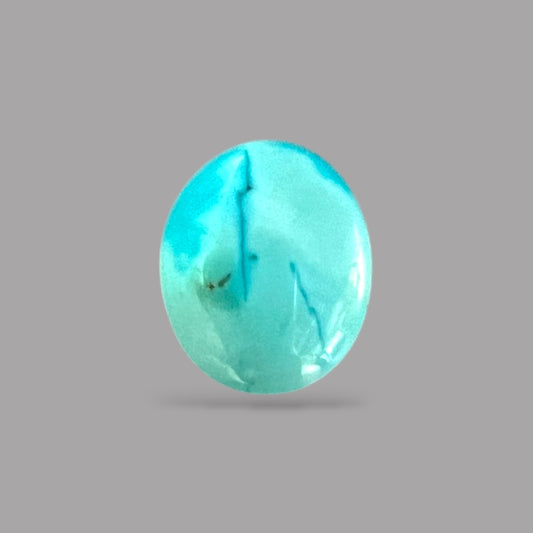 Turquoise Stones For Sale 3.38 Carats 11.4 x 9.4 x 4.2 mm in Oval