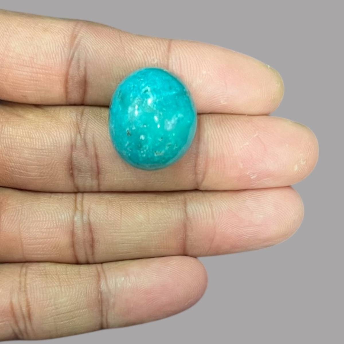 Turquoise Stones For Sale 32.75 Carats 22.7 x 19.4 x 12.2 mm in Oval