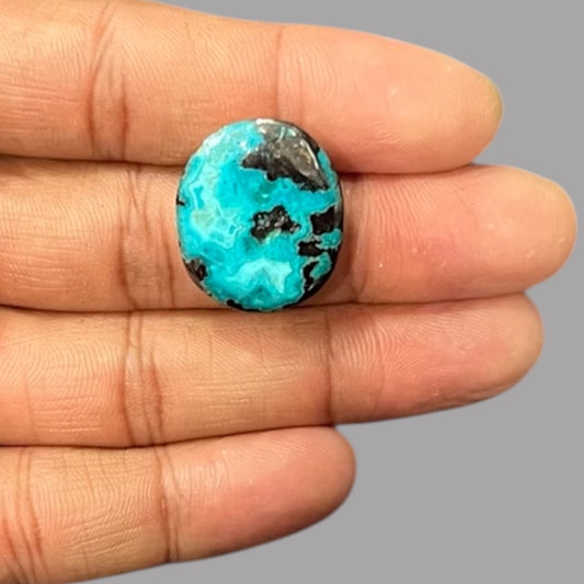 Turquoise Stones For Sale 33.14 Carats 24.1 x 20 x 8.2 mm in Oval