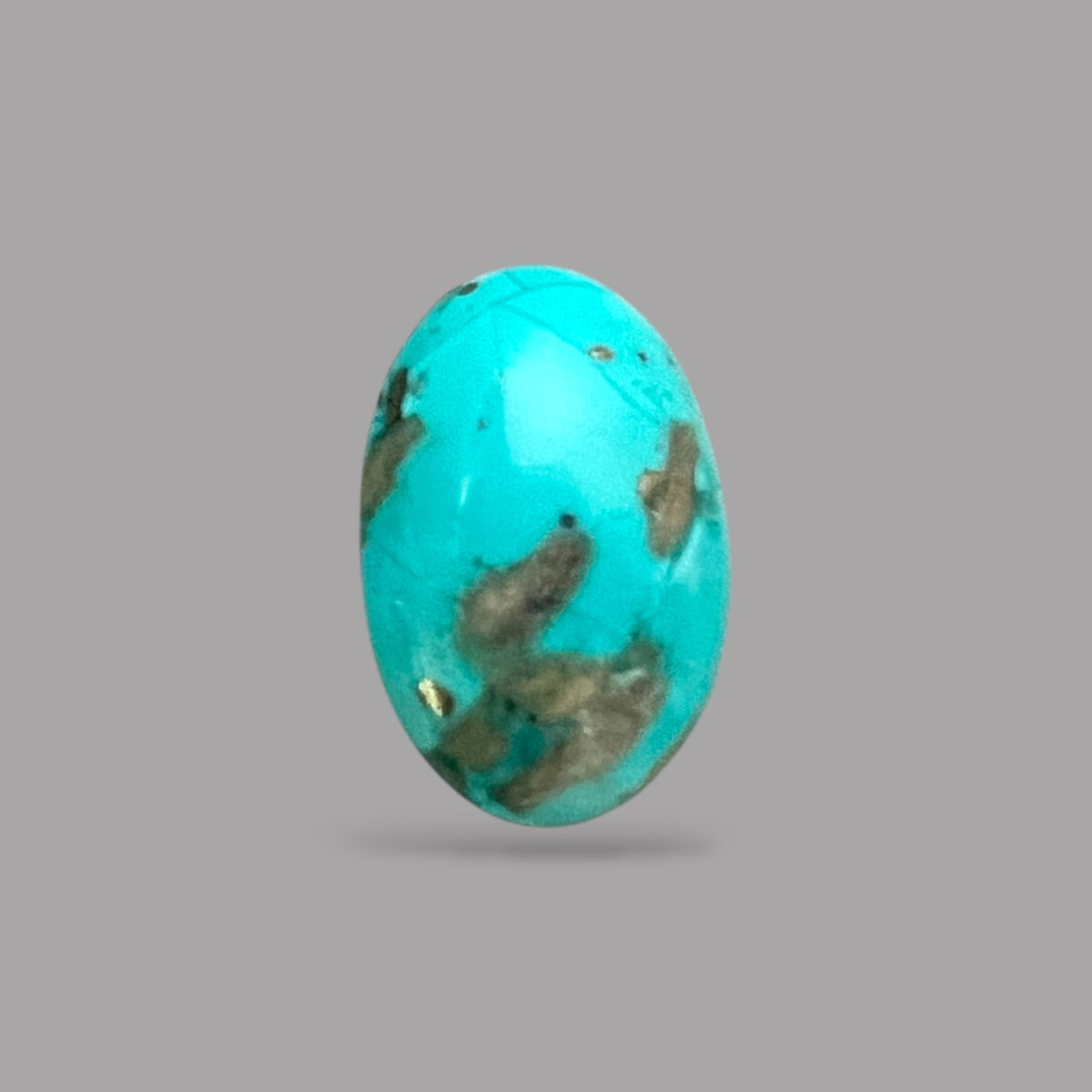 Turquoise Stones For Sale 9.25 Carats 17.8 x 11.5 x 6.3 mm in Oval