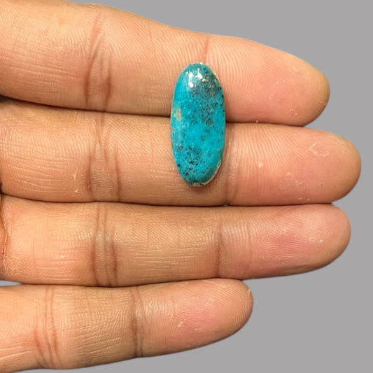 Tuy Feroza Stone 6.92 Carats 24.5 x 10.7 x 3.8 mm in Oval