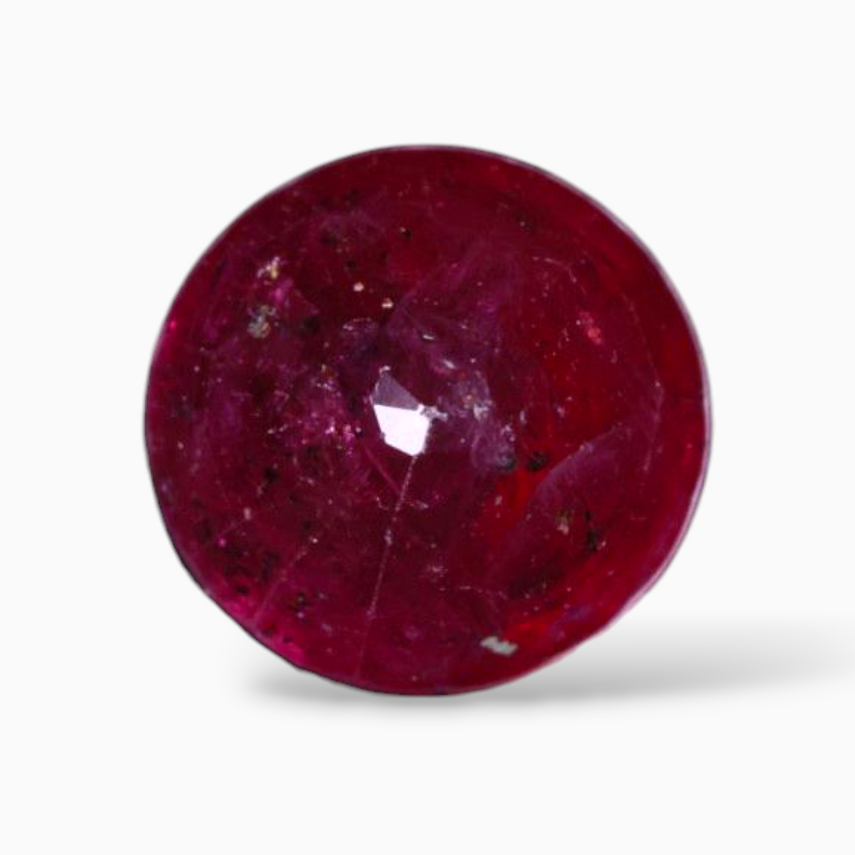 Unheated Rubies In Round Shape 1.54 Carats 6.6mm Size