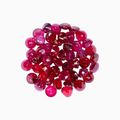 Ruby Gemstone For Sale In Round Shape 8.51 Carats Size 3mm