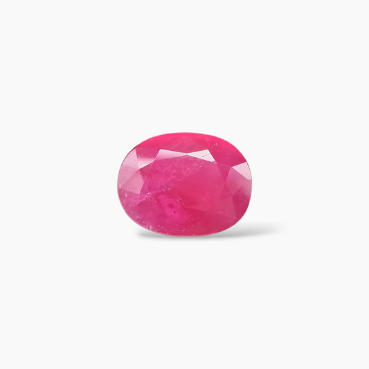 Vibrant Oval Natural Pink Ruby Mozambique Origin 2.94 Carats