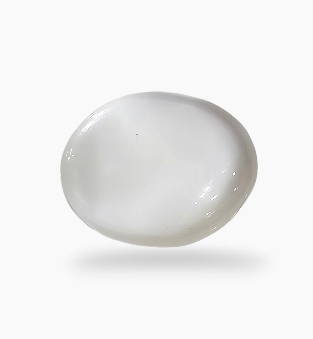Natural White Topaz Stone 8.99 Carats Oval Cabochon Shape Size 17.5X14mm