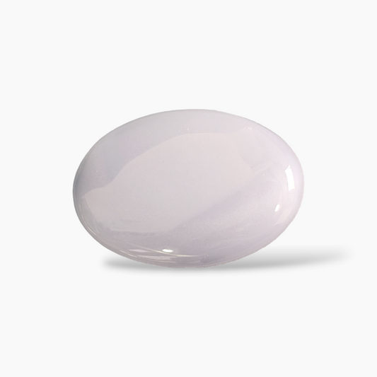 White Milky Thulite Stone in Oval Shape 175.29 Carats for Sale