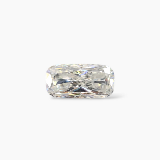 White Moissanite Diamond in Cushion Cut 3.08 Carats Weight for Sale