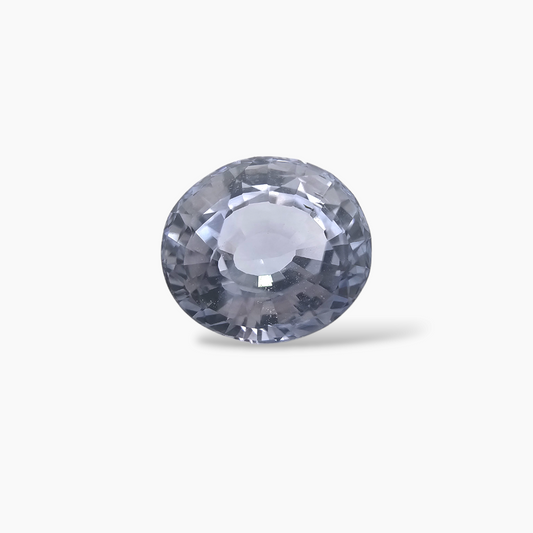 White Sapphire Oval Cut: 2.42 Carats, Natural Brilliance from Africa