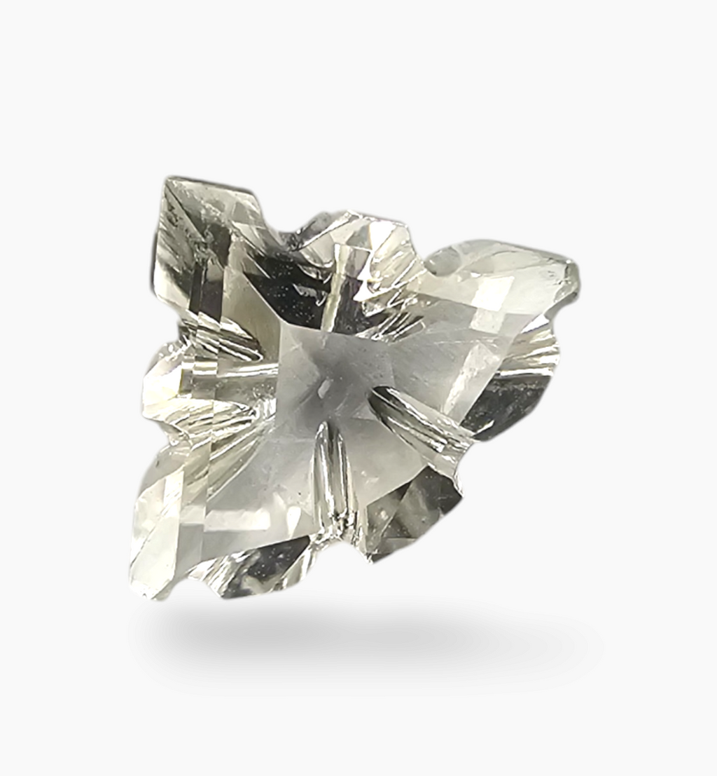 Natural White Topaz Stone 1.74 Carats Fancy Cut Size 11X9mm
