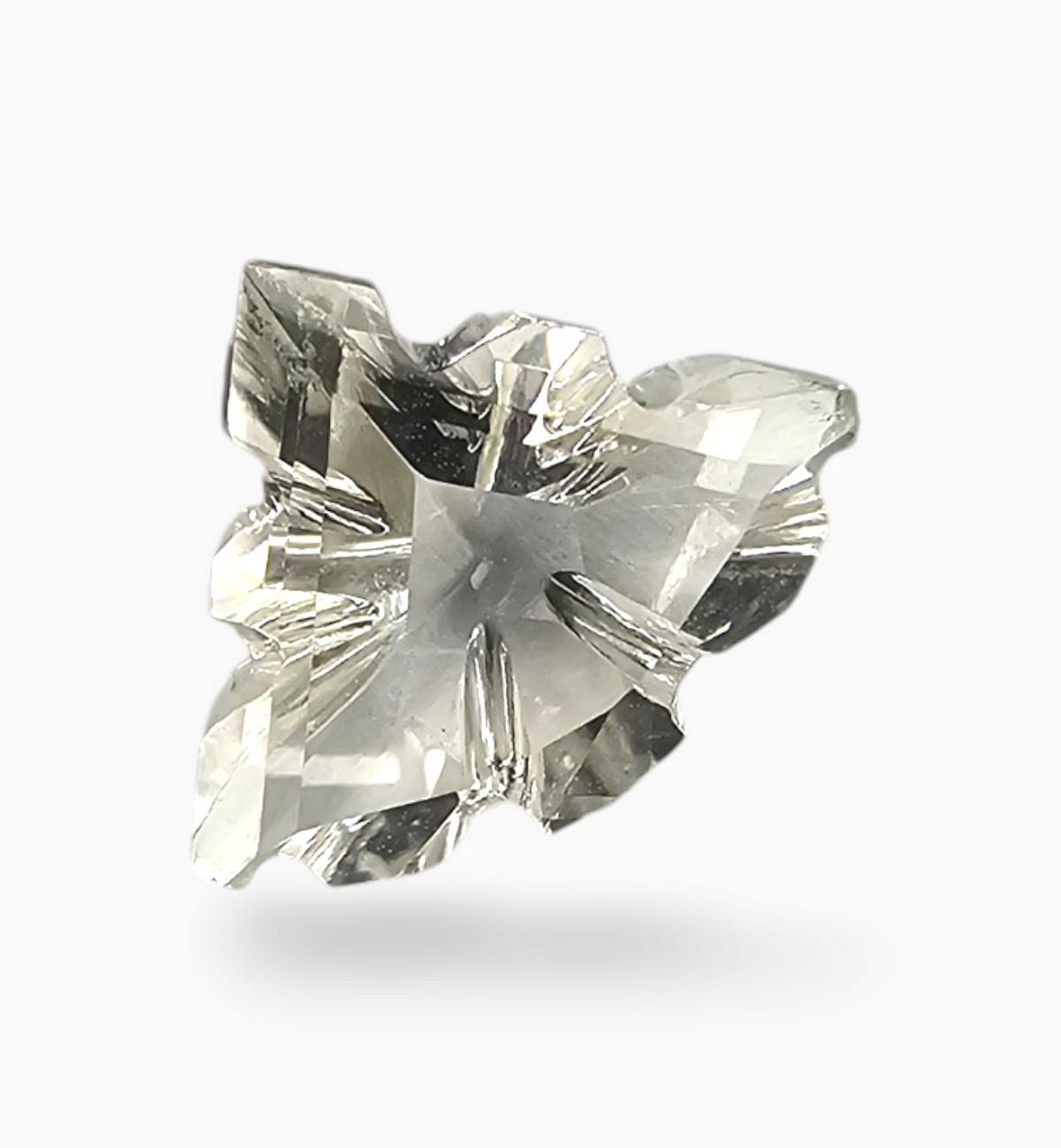 Natural White Topaz Stone 1.74 Carats Fancy Cut Size 11X9mm
