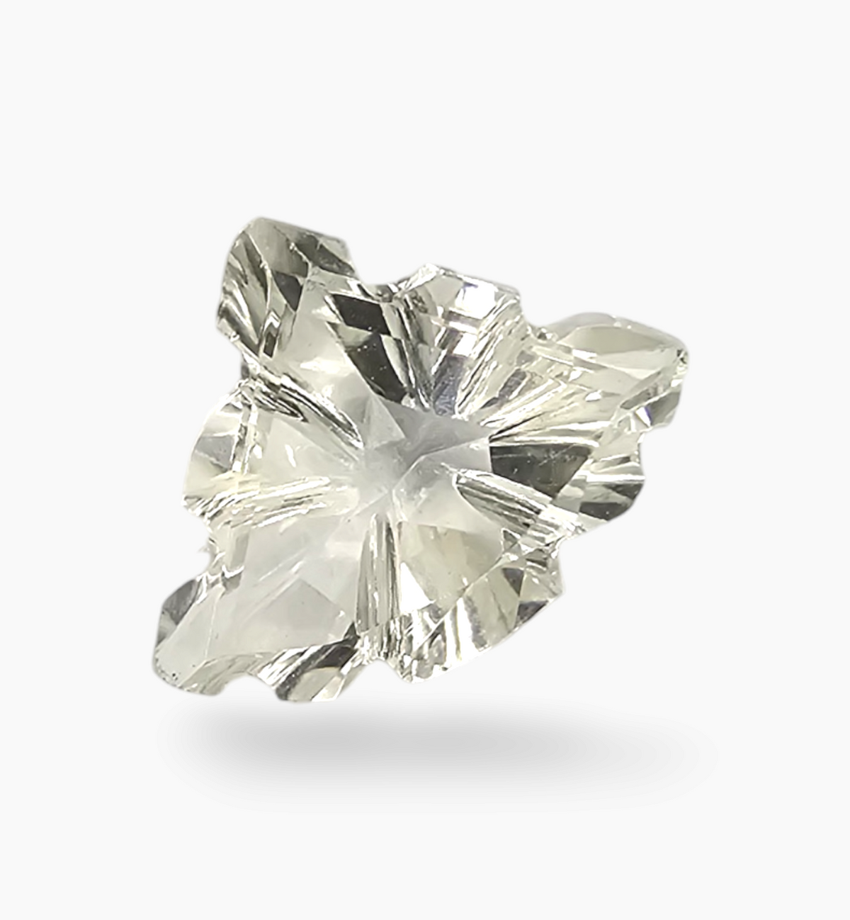Natural White Topaz Stone 1.76 Carats Fancy Cut Size 8.7X11mm