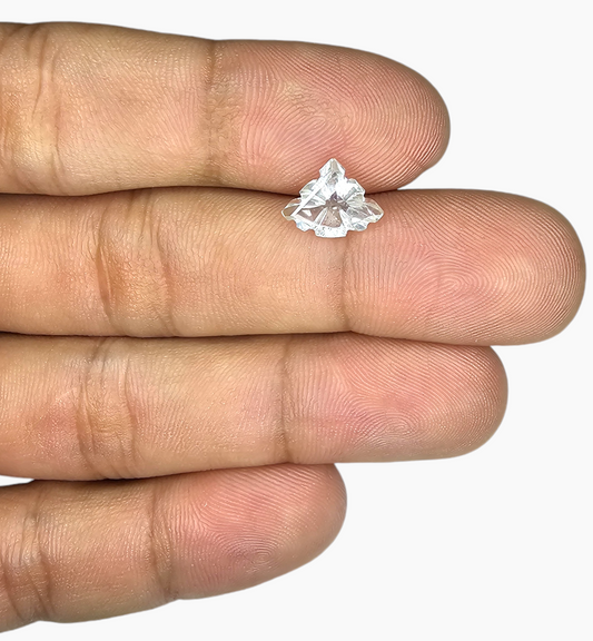 Natural White Topaz Stone 1.76 Carats Fancy Cut Size 8.7X11mm