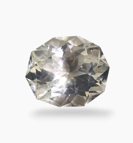 Natural White Topaz Stone 53.58 Carats Fancy Cut Shape Size 20X15mm