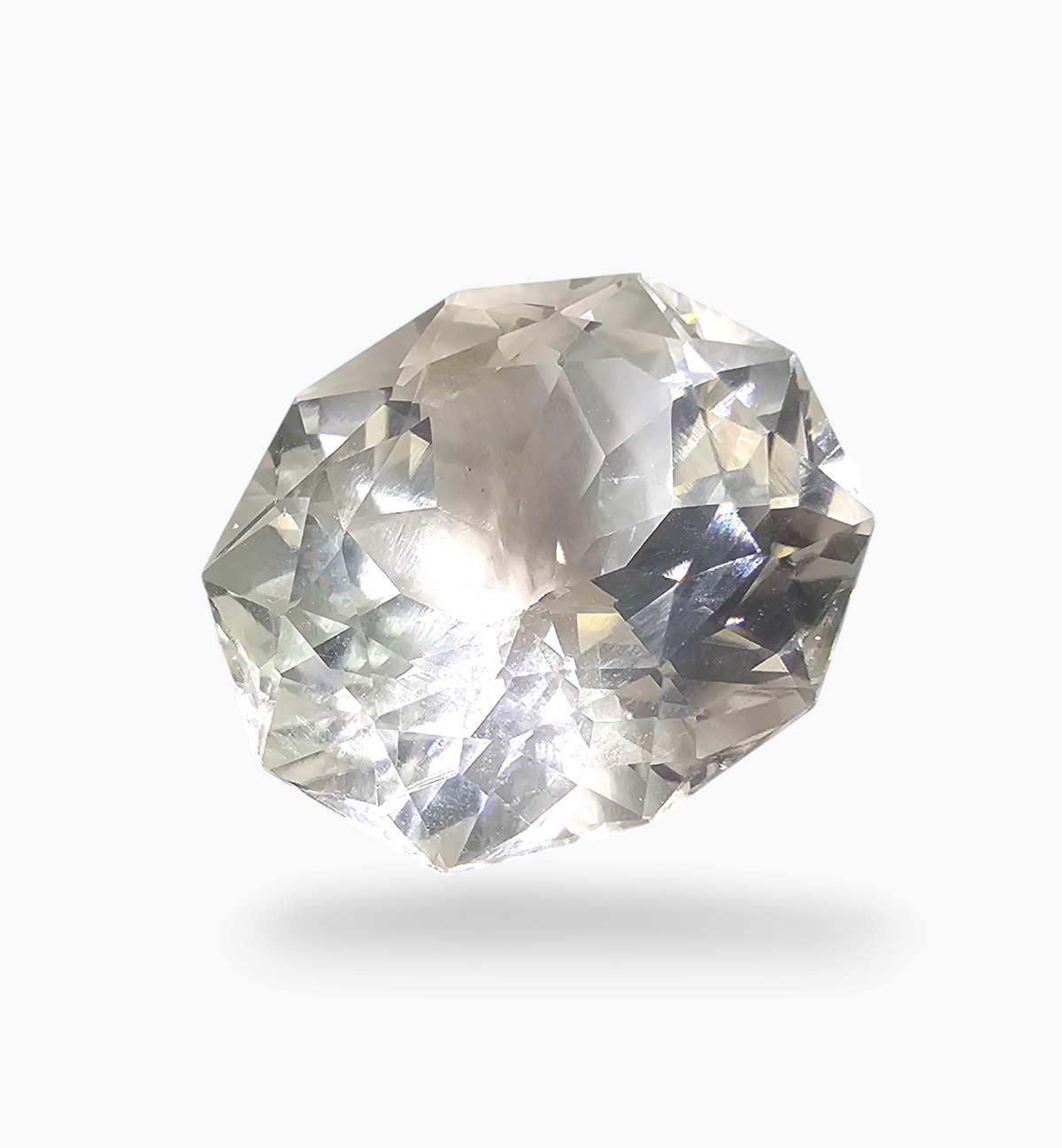 Natural White Topaz Stone 53.58 Carats Fancy Cut Shape Size 20X15mm