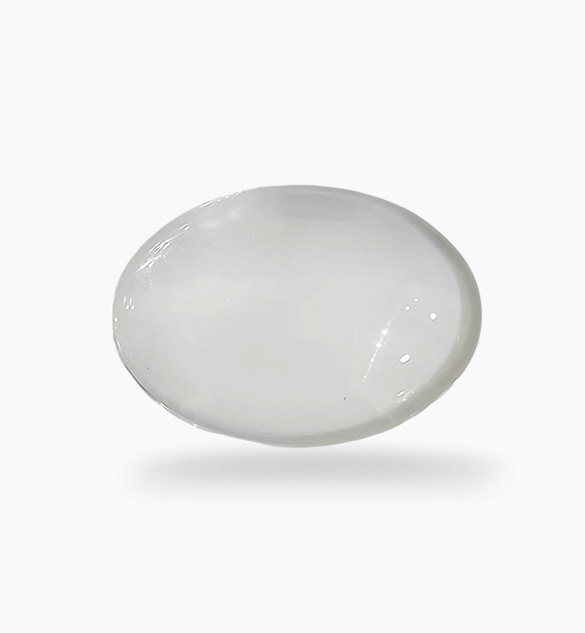 Natural White Topaz Stone 16.20 Carats Oval Cabochon Shape Size 20.5X10.7mm