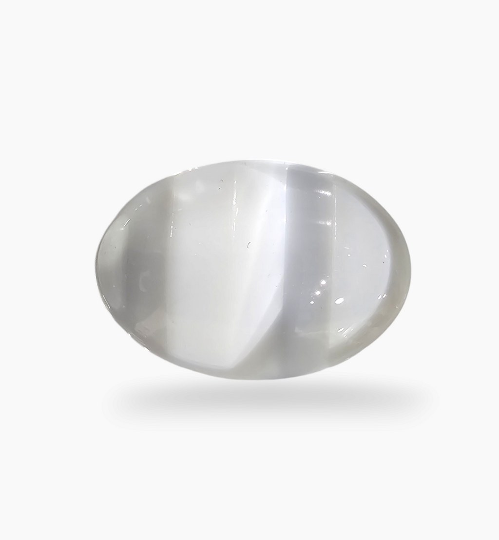 Natural White Topaz Stone 17.01 Carats Oval Cabochon Shape Size 20.5X10.5mm