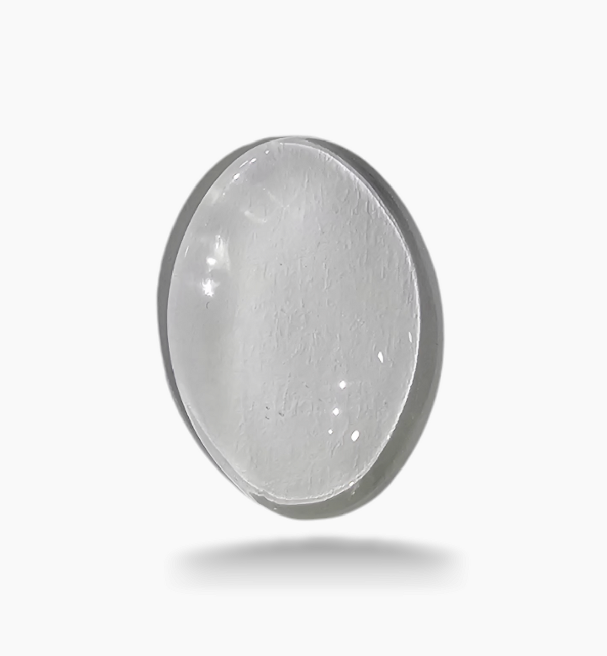Natural White Topaz Stone 6.50 Carats Oval Cabochon Size 18X13mm