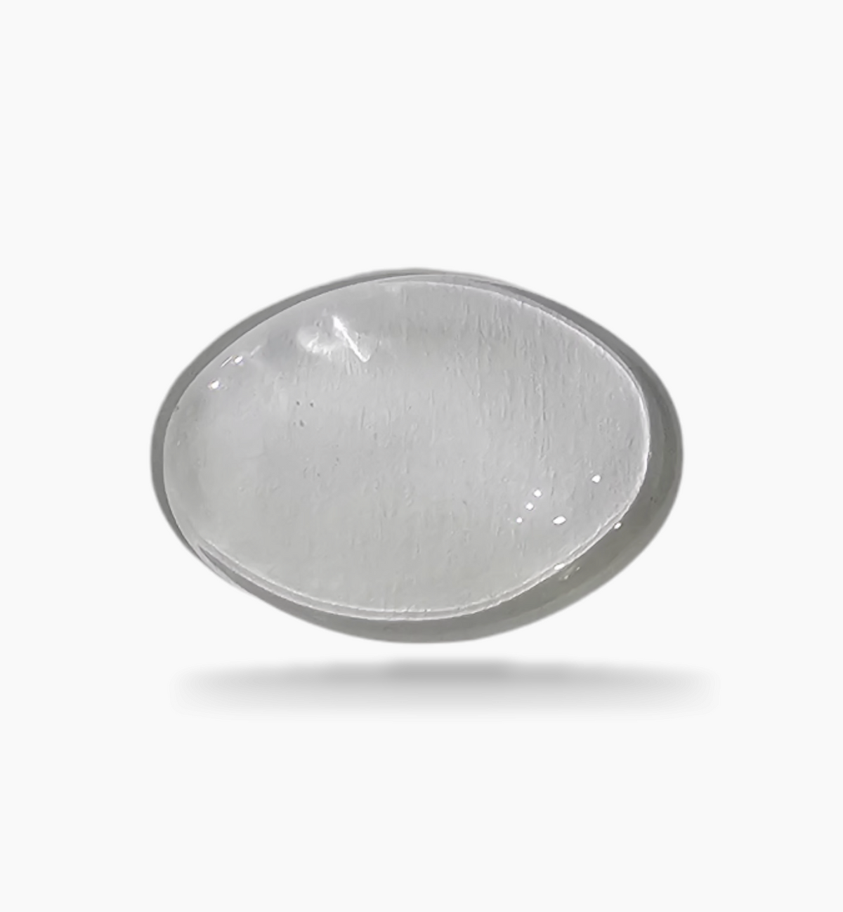 Natural White Topaz Stone 6.50 Carats Oval Cabochon Size 18X13mm
