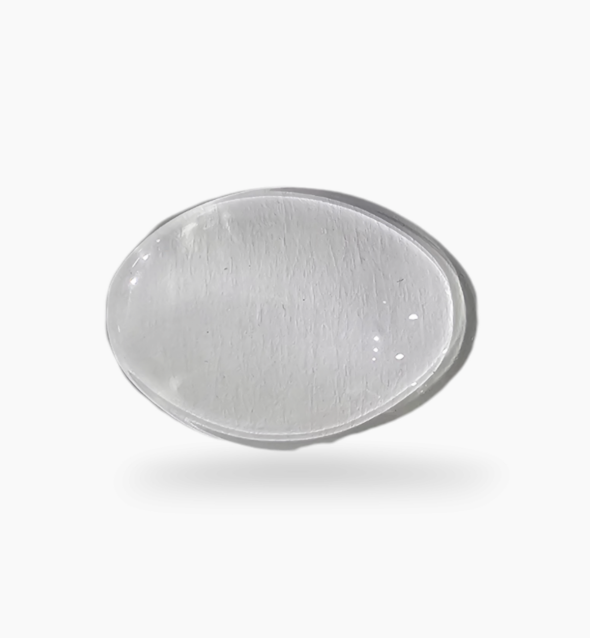 Natural White Topaz Stone 6.60 Carats Oval Cabochon Size 18X13mm