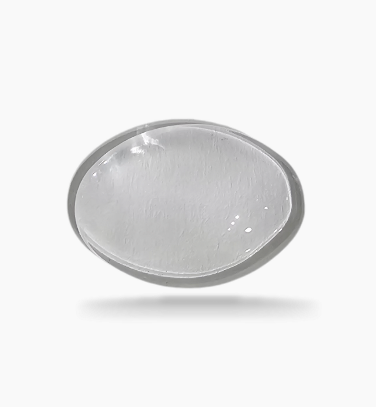 Natural White Topaz Stone 6.78 Carats Oval Cabochon Size 18X13mm