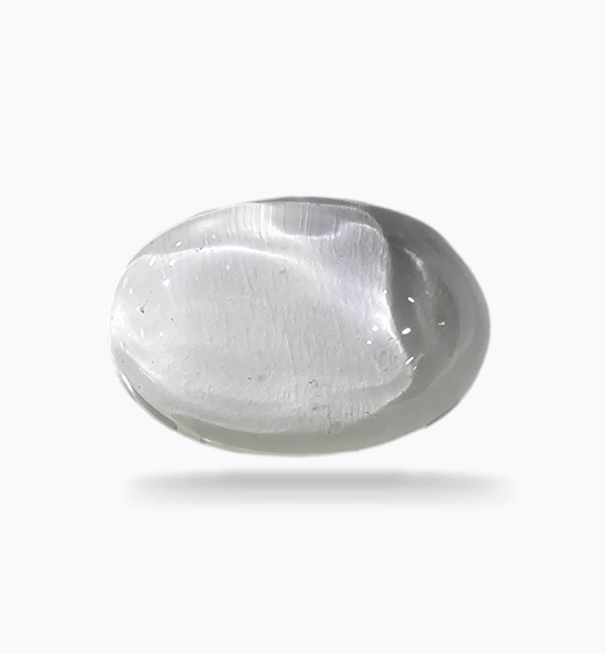 Natural White Topaz Stone 9.42 Carats Oval Cabochon Size 16.5X11.5mm