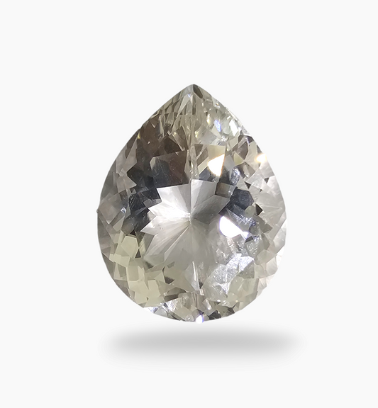 Natural White Topaz Stone 35.60 Carats Pear Shape Size 25X20.2mm