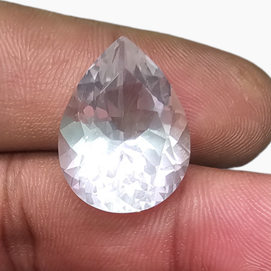 Natural White Topaz Stone 15.54 Carats Pear Shape ( 20x15 mm )