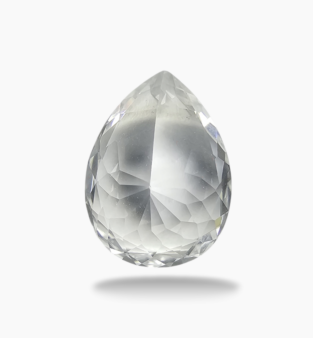 Natural White Topaz Stone 16.55 Carats Pear Shape Size 20X15.2mm
