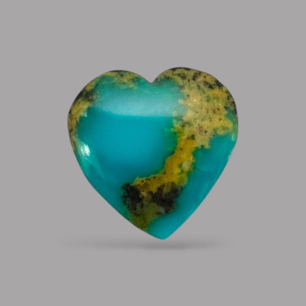 Wholesale Turquoise 6.87 Carats 13.5 x 13.4 x 5.7 mm in Heart