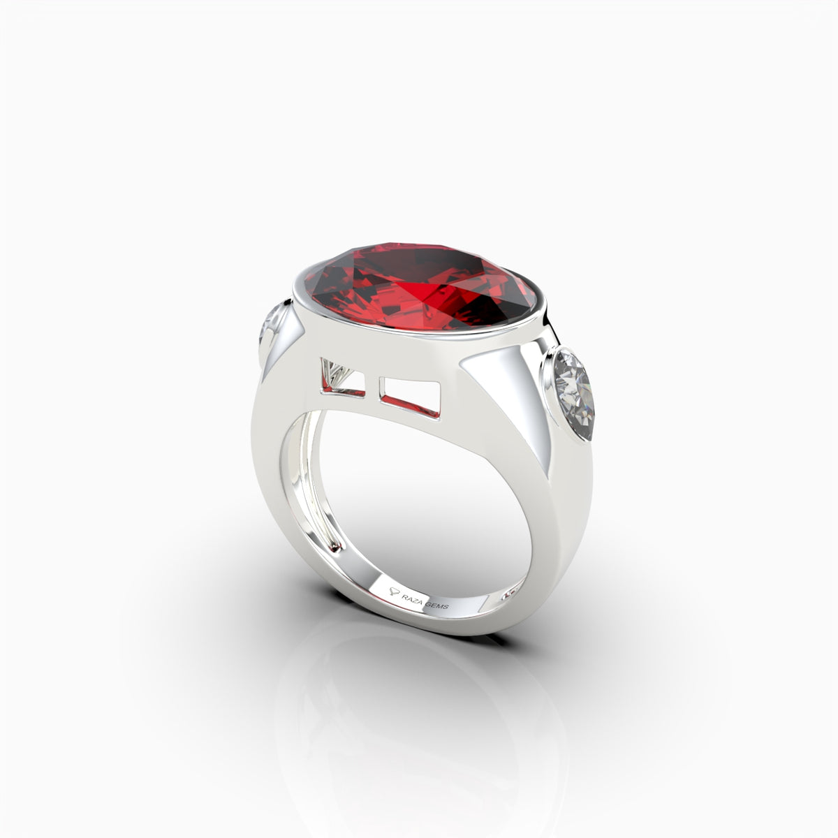 Natural Ruby Ring for Women - Ava
