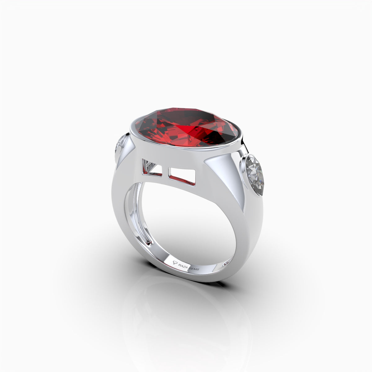Natural Ruby Ring for Women - Ava