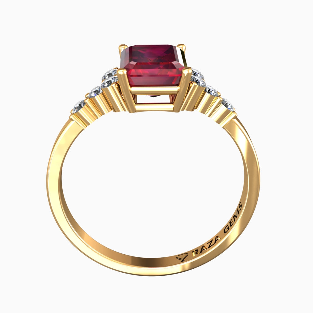 Hannah Ruby Ring 18K Yellow Gold