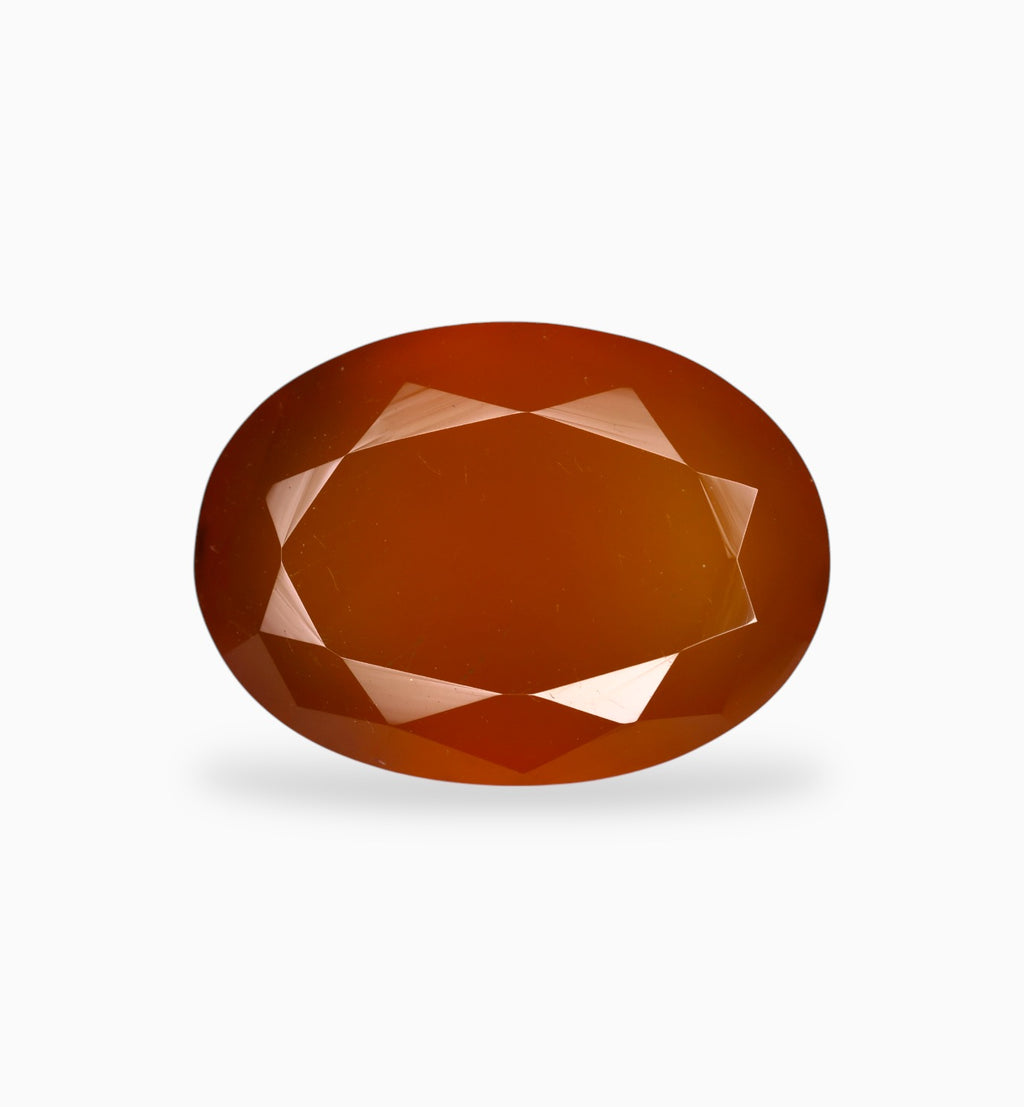 Natural Yellow Onyx Stone 6.69 Carats Oval Flat Size 14.2x10.4mm