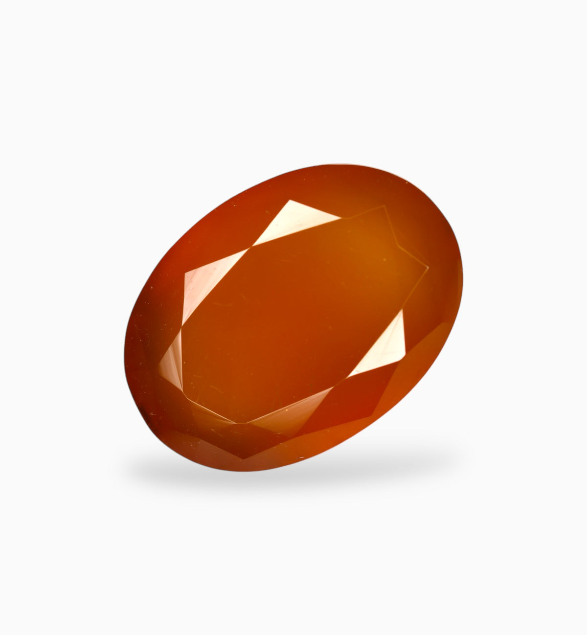 Natural Yellow Onyx Stone 6.69 Carats Oval Flat Size 14.2x10.4mm
