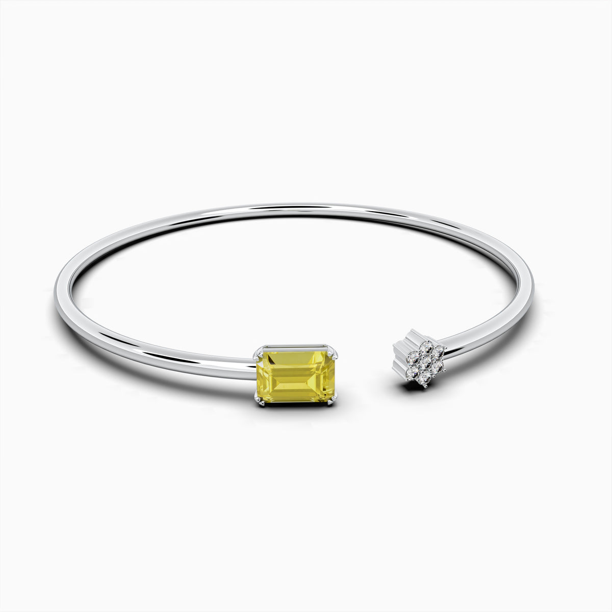 Yellow Citrine Bangles - Vladislava