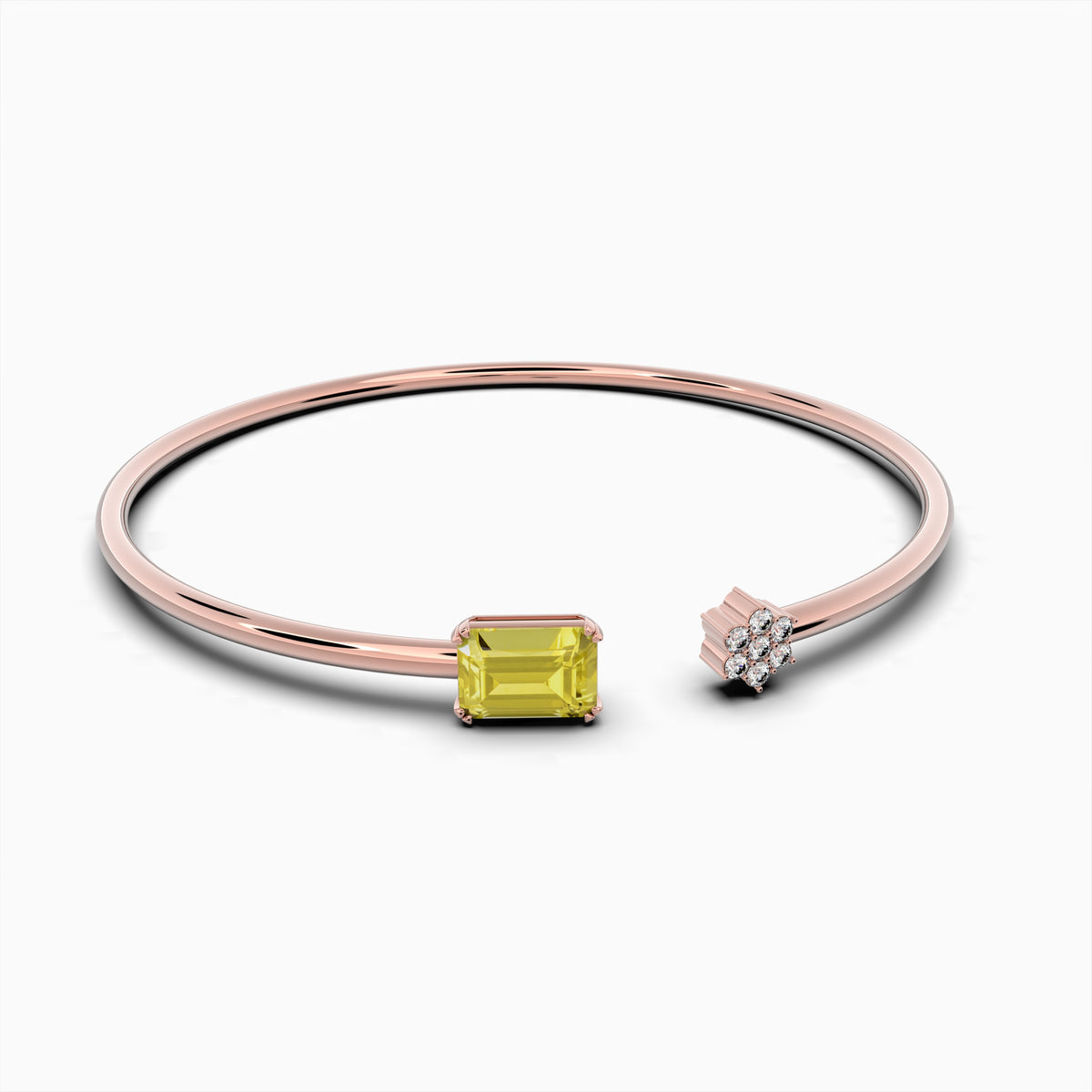 Yellow Citrine Bangles - Vladislava